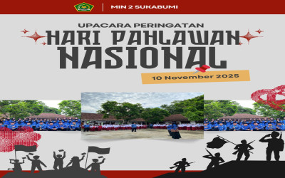 Upacara Peringatan Hari Pahlawan 2025 di MIN 2 Sukabumi Berlangsung Khidmat